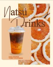 Iced Orange Tonic Cold Brew at Haru Natsu