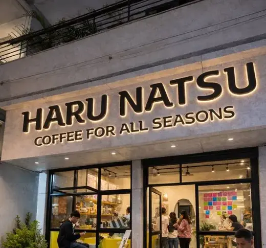 Haru Natsu café exterior in Rajouri Garden