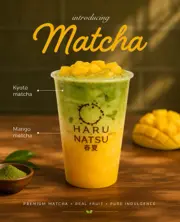 Matcha Mango at Haru Natsu