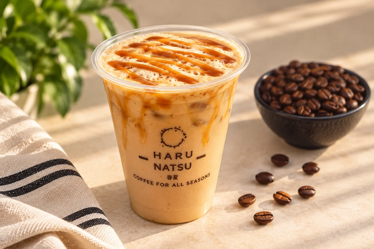 Caramel Cold Coffee at Haru Natsu, Rajouri Garden