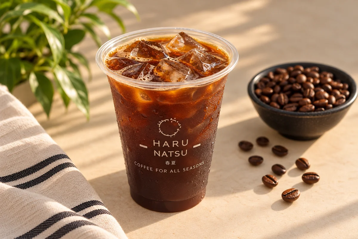 Iced Americano at Haru Natsu, Rajouri Garden