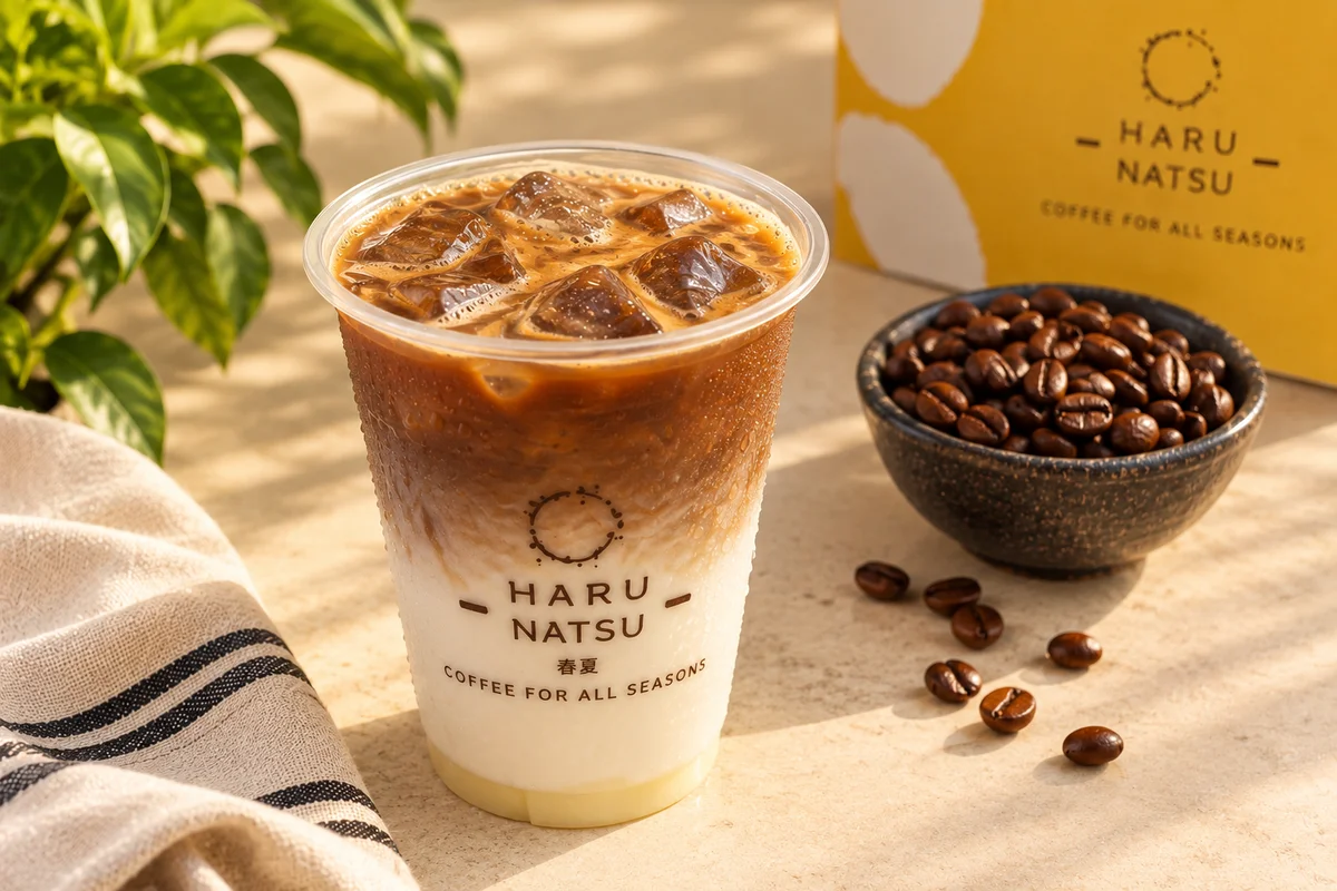 Iced Spanish Latte at Haru Natsu, Rajouri Garden